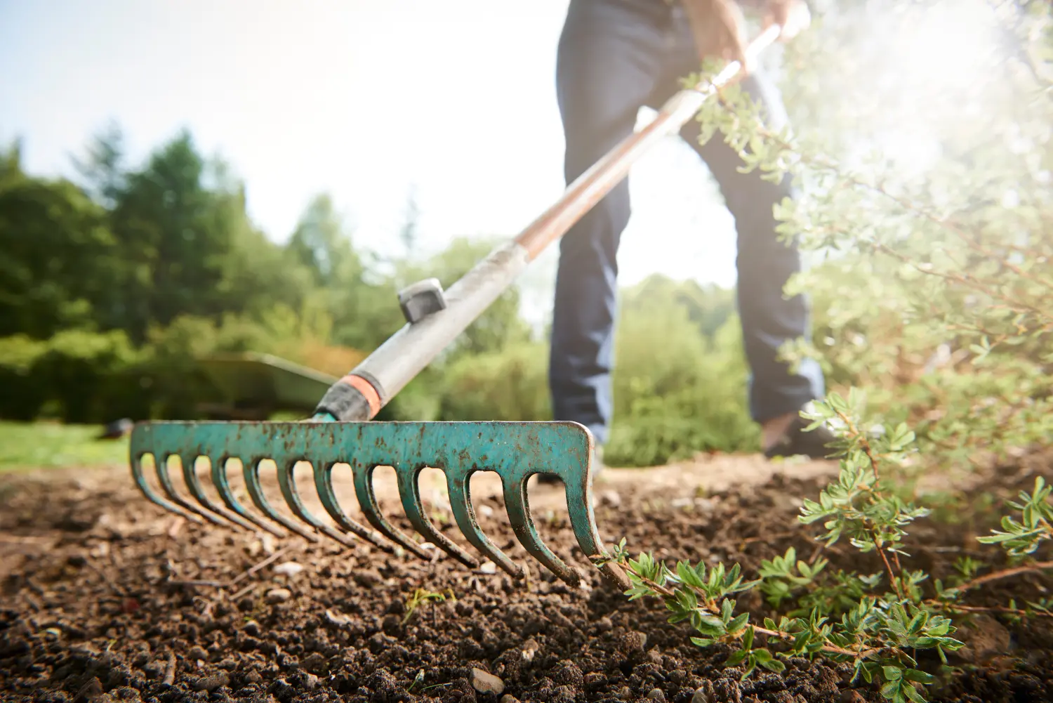Gartenarbeit